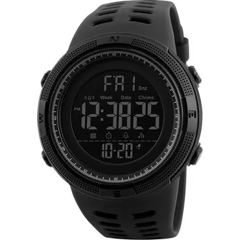 Hodinky Hodinky SKMEI 1251 ALL BLACK - pánské sportovní digitální vodotěsné hodinky