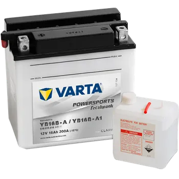 Motobaterie Varta 12V/16Ah-moto (YB16B-A/AB16B-A1) Freshpack
