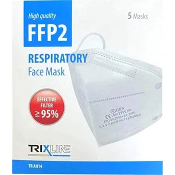 respirátor Trixline TR AH14 respirátor FFP2 5 ks
