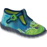 Bačkůrky papučky botičky Befado 481P003 FLEXI dino, přezka velikost: 21