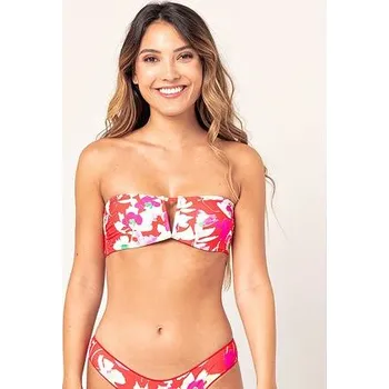 Dámské plavky Plavky Rip Curl SUGAR BLOOM BANDEAU V Bright Red velikost S
