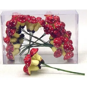 Železářství Muchomůrka na drátku - 48 ks