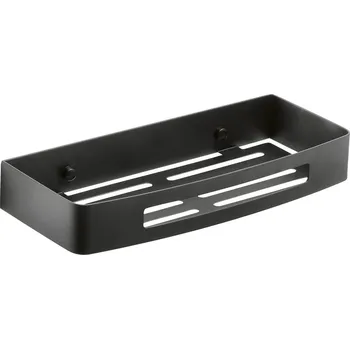 Drátěná police Gedy SMART police do sprchy, 300x45x128 mm, černá mat