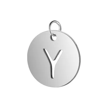 Přívěsek Přívěsek písmeno Y 12x12mm chirurgická ocel