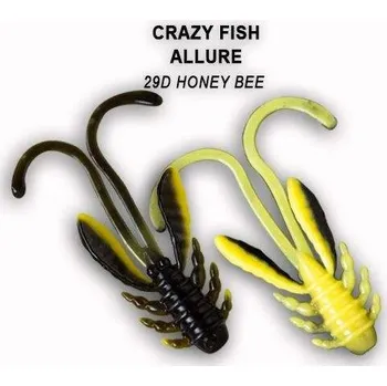 Gumová nástraha Crazy Fish Allure 4cm 29D Honey bee (8ks)