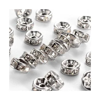 Materiál na výrobu šperku Rondelky chirurgická ocel 7mm (4ks)