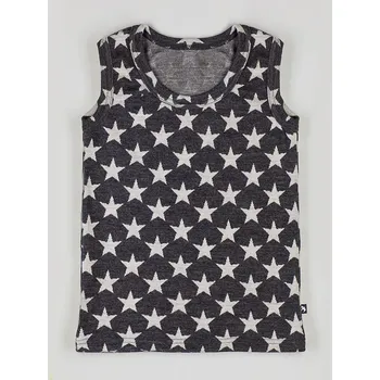 Dámské oblečení Merino tílko - hvězdy na tmavé, Duomamas Oblečení velikost: 12 - 18 měsíců