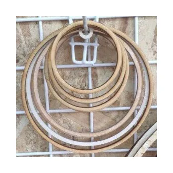 Lapač snů Dřevěný kruh / obruč na lapač snů přírodní 43,4 cm