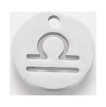 Přívěsek Přívěsek znamení zvěrokruhu - váhy 13x13mm chirurgická ocel