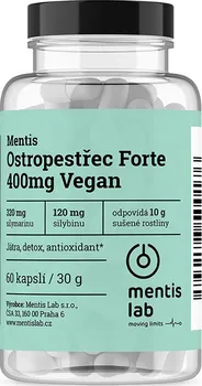 Mentis Lab Ostropestřec Forte Vegan 400 mg 60 cps.