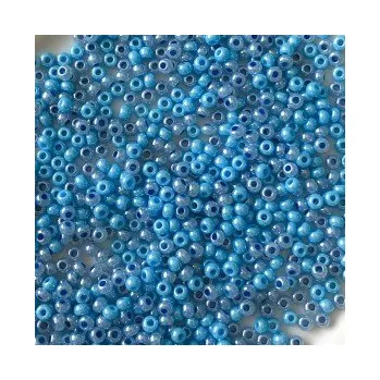 Dětské navlékací korálky Rokajl Preciosa 1. jakost 9/0 modrá lesk č. 223