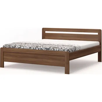 Postel BMB Postel Karlo Klasik oblá - imitace dřeva Dekor: Ořech Aida, Rozměr: 140 x 200 cm