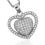 Zlatnictví U Kostela Stříbrný přívěsek srdíčko 1142 516147535