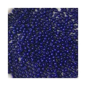 Dětské navlékací korálky Rokajl Preciosa 1. jakost 10/0 tmavá modrá č. 202