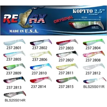 Umělá nástraha RELAX KOPYTA - Relax kopyto RK 2,5 (6,2 cm) S009 - 1 ks z balení