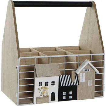 Stojan na víno Přepravka na lahve "DOMEČKY" 26x15x28cm