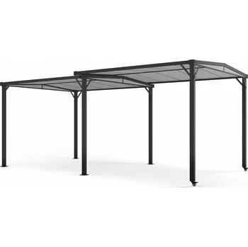 Blumfeldt Pantheon Solid Sky Expand 3 x 5,6 m antracitový Pergola Blumfeldt Pantheon Solid Sky Expand 3 x 5,6 m antracitový