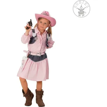 Rubies Německo COWGIRL rosa - dětský karnevalový kostým D varianta: 116