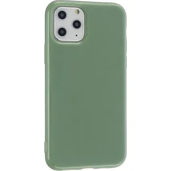 Telefonní příslušenství Ochranný silikonový kryt pro iPhone 11 Pro Max - olivový