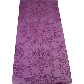 podložka na cvičení Yogacentrum PU podložka na jógu Mandala Mosaic Purple