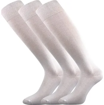 Pánské ponožky Zdravotní podkolenky 3 kusy v balení Lonka Hertz bílá Velikost: 39-42