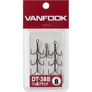 Rybářský háček Trojháček VanFook DT-38B Velikost 14