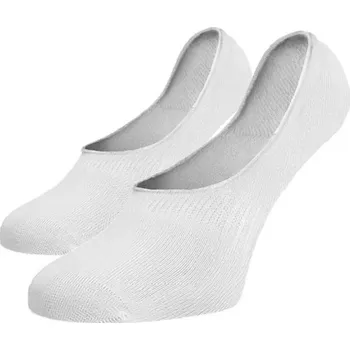 Dámské ponožky Neviditelné ponožky ťapky bílé Bílá Bavlna 45-46