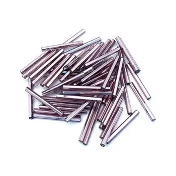 Dětské navlékací korálky Preciosa tyčinky světle fialové rovné 25 mm