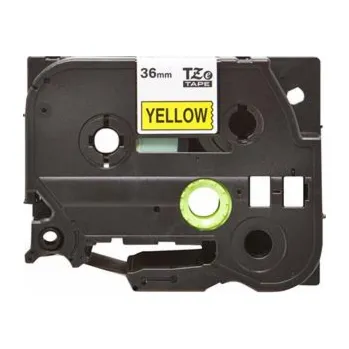 Pásek do tiskárny Páska TZE-661 (TZE661) kompatibilní pro Brother, 36mm, žlutá/černá, laminovaná, délka 8m