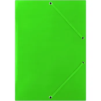Spisové desky s gumičkou Donau, A4, 3 klopy, zelené
