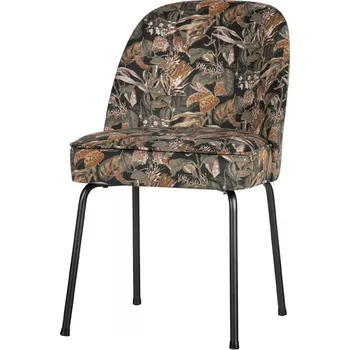 Jídelní židle BePureHome jídelní židle VOGUE černá s květy 800816-Q