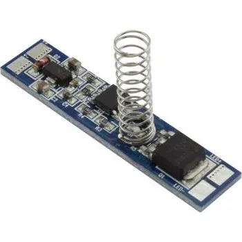 Příslušenství pro LED osvětlení FK-LED-SPN-ALU-TOUCH, Spínač pro LED pásky 12/24V, 8A, dotykový do profilu, ON - OFF