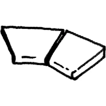 Dlažba Vágner Pool Dlažba Sahara - rohová dlaždice R 610 int., 2 ks