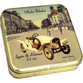 Dóza na potraviny LAURIN a KLEMENT K2 série VETERÁNI plechová dóza 7414/40