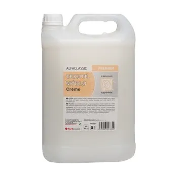 Mýdlo AlfaClassic Tekuté mýdlo CREME PREMIUM, 5 l, bílé