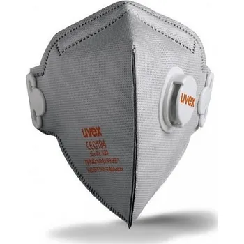 respirátor Respirátor Uvex Silv-Air 3220 FFP2 s Karbonem (aktivní uhlí), stříbrný 8733220