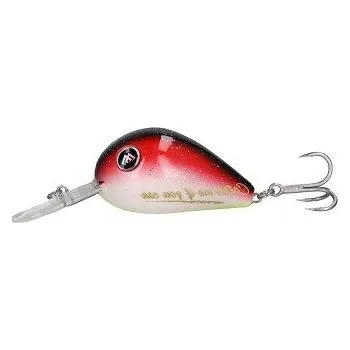 Umělá nástraha MIKADO Vobler - MEANEST CAT 6cm / D12 (BKK) - plovoucí PWCT-MTC-6-D12