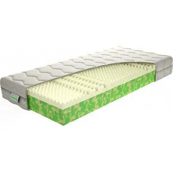 Matrace TEXPOL LYRA BIO - zdravotní matrace s vysokou životností a s potahem Aloe Vera Silver 200 x 200 cm, snímatelný potah