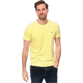 Pánské tričko Heavy Tools pánské triko s proužkem Masso žluté Velikost: XXL