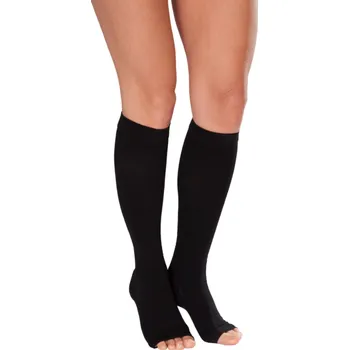 Stahovací punčochy Modom Kompresivní punčochy lýtkové černé M