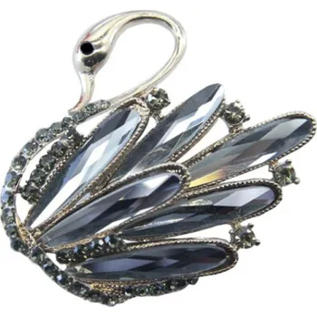 Brož Amparo Miranda® Brož Labuť BM4163 Šedá