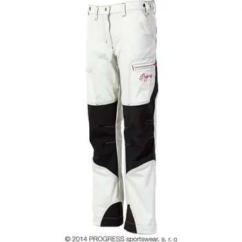 Dámské zimní technické kalhoty PROGRESS Quetta bílá/černá Velikost: L