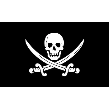 Vlajka Pirátská vlajka vzor 2 43961