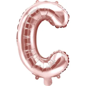 Balónek Fóliové písmeno C - rose gold, 40 cm