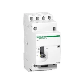 Stykač GY2540M5 TeSys GY, instalační stykač s předvolbou, 25A, 4 Z, cívka 220...240 V AC, Schneider Electric