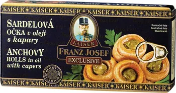 Kaiser Franz Josef Exclusive Sardelová očka v oleji s kapary 45 g