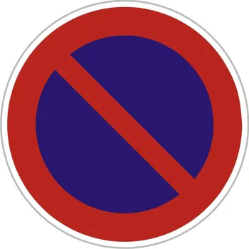 Dopravní značka Značka B29 - 2.třída Zákaz stání