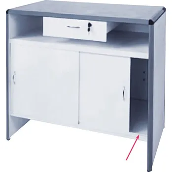 Prodejní regál Wexta Dvoudrážka pultu 1000 mm - pár