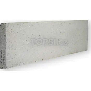 Krbová obestavba SILAPOR 750 - Rovná deska 1000 x 250 x 50 mm