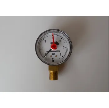 V&G Valogin Manometr spodní vývod Průměr: 63 mm, rozsah tlaku: 0 - 6 bar